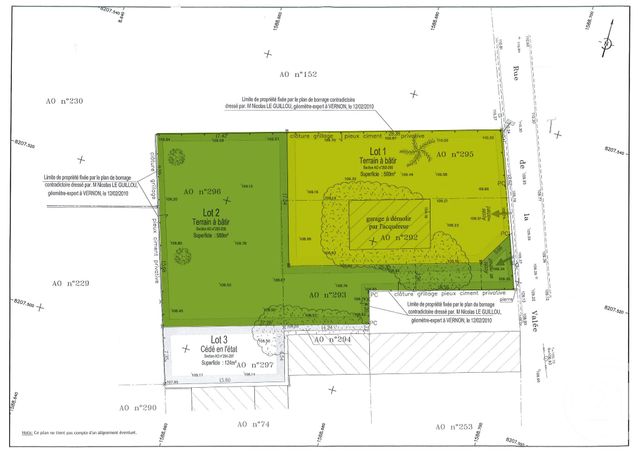 Terrain à vendre - 1089 m2 - Vernon - 27 - HAUTE-NORMANDIE